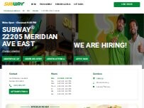 Website Screenshot Subway