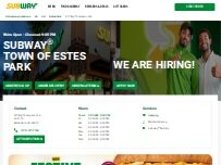 Website Screenshot Subway