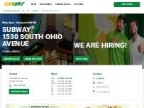 Website Screenshot Subway