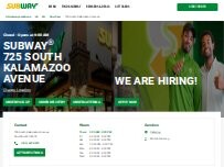 Website Screenshot Subway