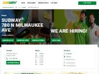Website Screenshot Subway