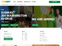 Website Screenshot Subway