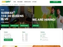 Website Screenshot Subway