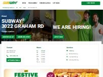 Website Screenshot Subway