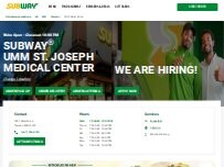 Website Screenshot Subway
