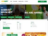 Website Screenshot Subway