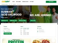 Website Screenshot Subway