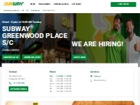 Website Screenshot Subway