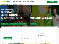 Website Screenshot Subway