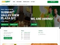 Website Screenshot Subway