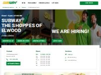 Website Screenshot Subway