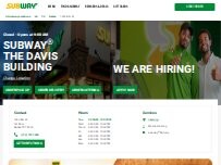 Website Screenshot Subway