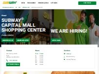 Website Screenshot Subway