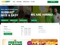 Website Screenshot Subway