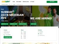 Website Screenshot Subway