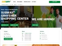 Website Screenshot Subway