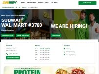 Website Screenshot Subway