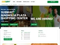 Website Screenshot Subway