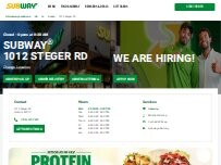 Website Screenshot Subway
