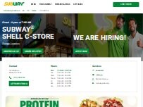 Website Screenshot Subway