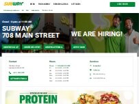 Website Screenshot Subway