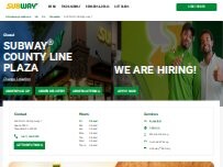 Website Screenshot Subway