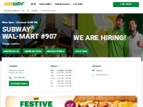 Website Screenshot Subway