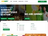 Website Screenshot Subway