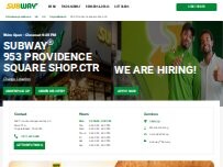 Website Screenshot Subway