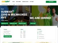 Website Screenshot Subway