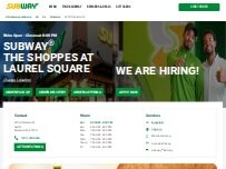 Website Screenshot Subway