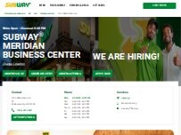 Website Screenshot Subway