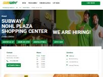 Website Screenshot Subway