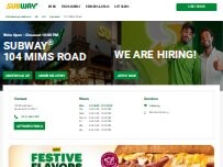 Website Screenshot Subway