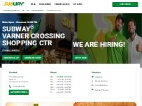 Website Screenshot Subway