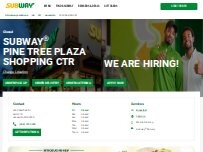 Website Screenshot Subway