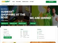 Website Screenshot Subway