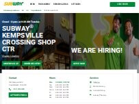 Website Screenshot Subway