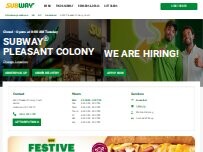 Website Screenshot Subway