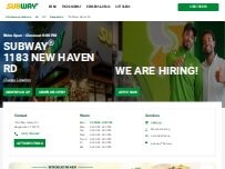 Website Screenshot Subway
