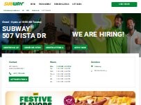 Website Screenshot Subway