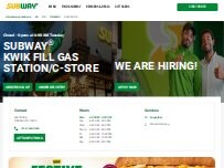 Website Screenshot Subway