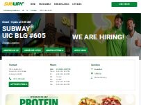 Website Screenshot Subway