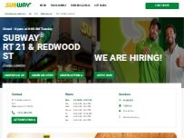 Website Screenshot Subway