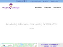 Screenshot for https://www.universitycottages.com/