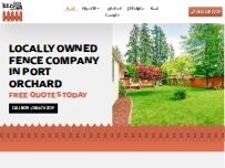 Website Screenshot Gray's Custom Fencing
