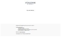 Website Screenshot L'Occitane en Provence