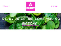 Rejuv Juice website screenshot