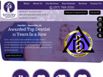 Trinity Dental website screenshot