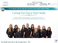 Website Screenshot Vaca Cosmetic and Family Dentistry